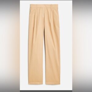 NWT Wide-leg essential pant in cotton poplin size 4